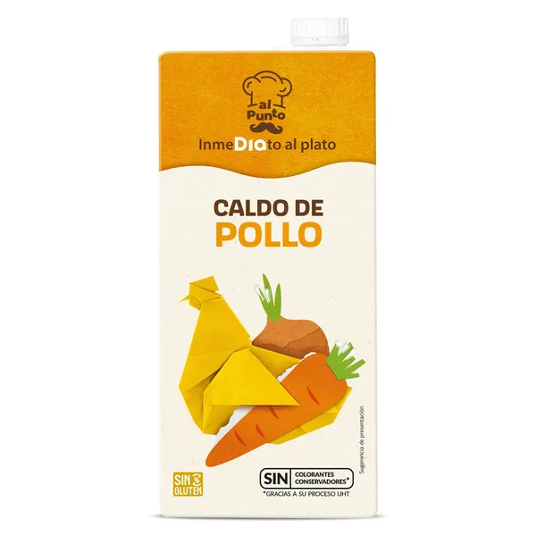 Caldo de pollo Dia Al Punto 1 L 2