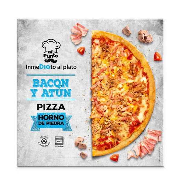 Pizza bacon y atún Dia Al Punto 400 g 2