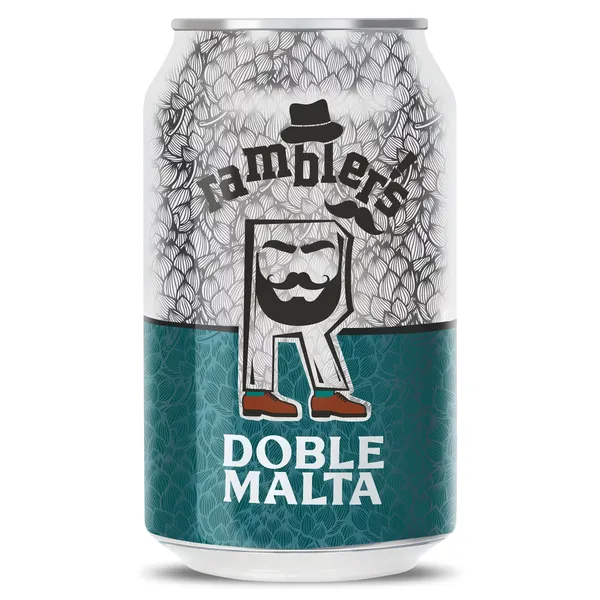Cerveza doble malta Dia Ramblers 33 cl 2