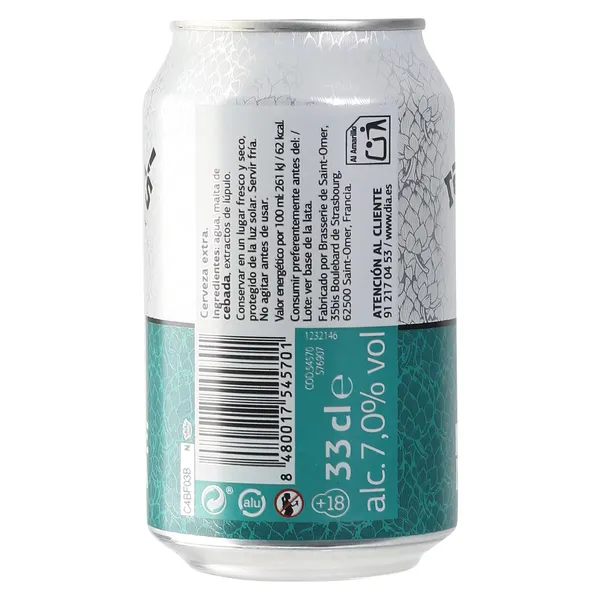Cerveza doble malta Dia Ramblers 33 cl 3