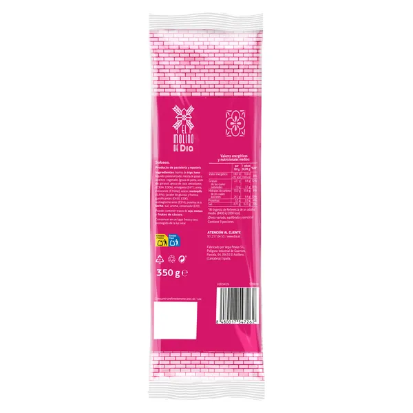 Sobaos El molino de Dia bolsa 350 g 2