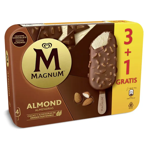 Magnum almendrado 4 x 75 g 3