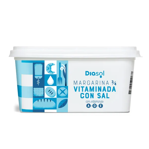 Margarina vitaminada con sal Diasol 500 g 2