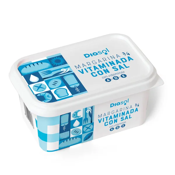 Margarina vitaminada con sal Diasol 500 g 3