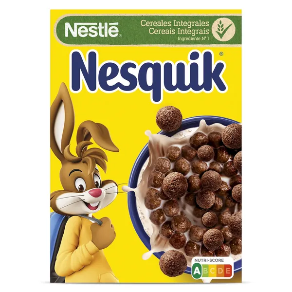 Cereales integrales con chocolate nesquik Nesquik caja 375 g 2