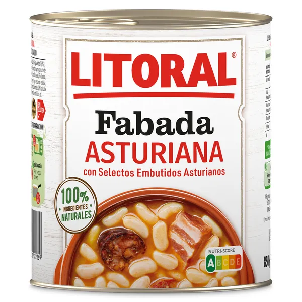 Fabada asturiana Litoral lata 850 g