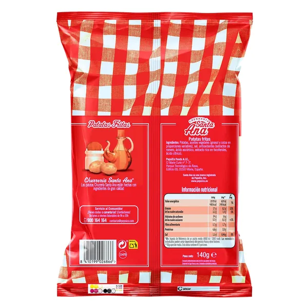 Patatas fritas Santa Ana 140 g 3