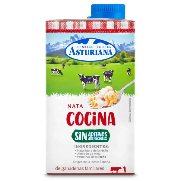 Nata para cocinar Asturiana 500 ml 2
