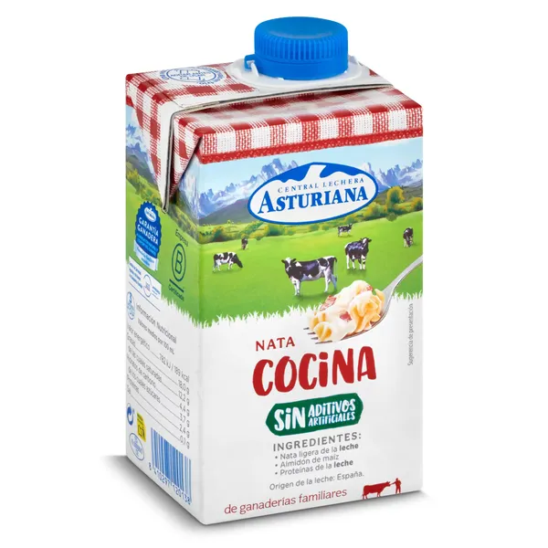 Nata para cocinar Asturiana 500 ml 3