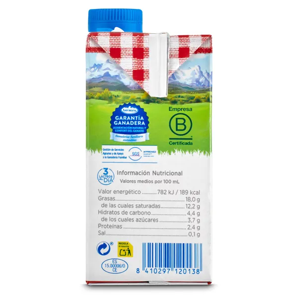 Nata para cocinar Asturiana 500 ml 4