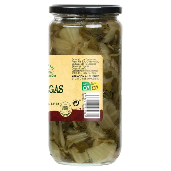Acelgas Dia Vegecampo frasco 425 g 3