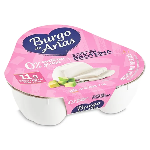 Queso fresco 0% M.G. Burgo de Arias 3 x 72 g 3