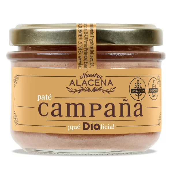 Paté de campaña Dia Nuestra Alacena 125 g 2