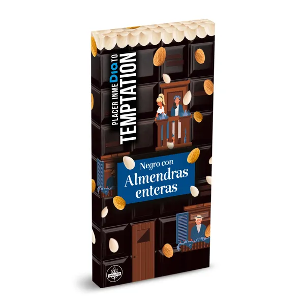 Chocolate negro con almendras enteras Dia Temptation 200 g 3