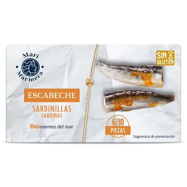 Sardinillas en escabeche Dia Mari Marinera 65 g 2