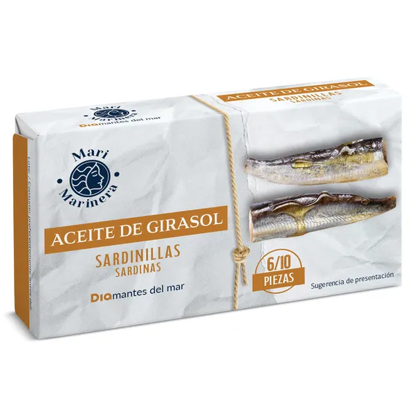 Sardinillas en aceite de girasol Dia Mari Marinera 65 g 3