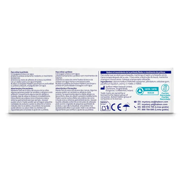 Crema fijadora para prótesis dental Polident tubo 40 g 3