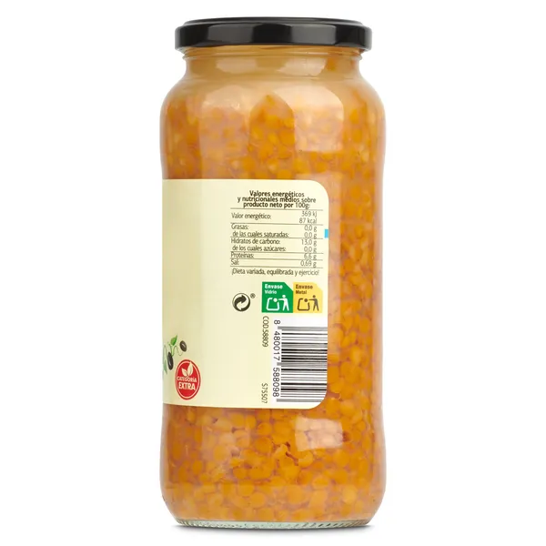Lentejas cocidas Dia Vegecampo 400 g 4