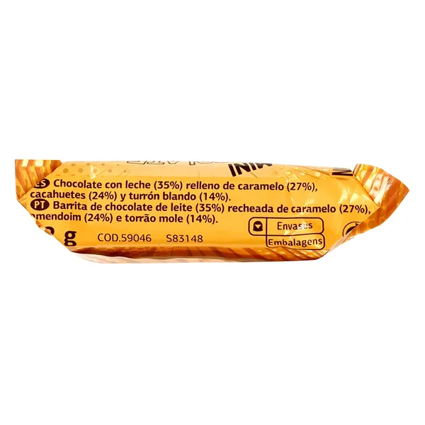 Mini barritas de chocolate y cacahuete Dia Temptation bolsa 250 g 4