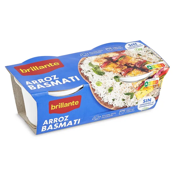 Vasos de arroz basmati Brillante 2 x 125 g 4