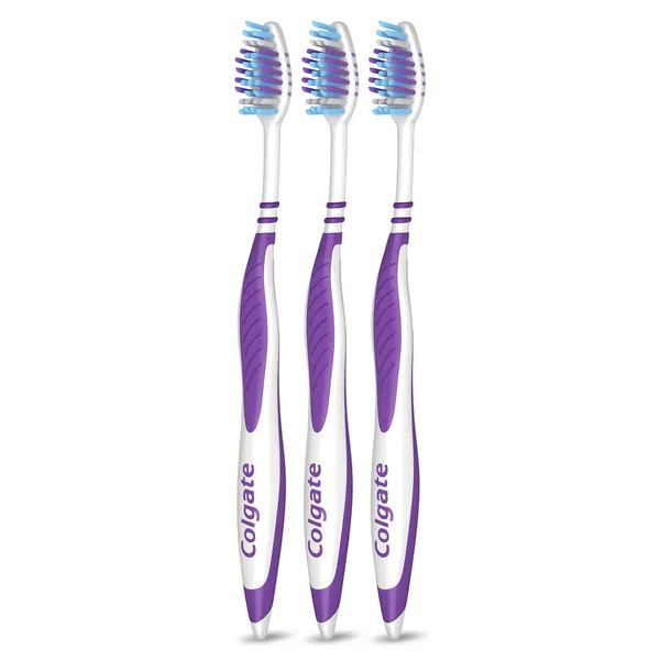 Cepillo de dientes limpieza profunda medio Zig Zag Colgate blister 3 unidades 2