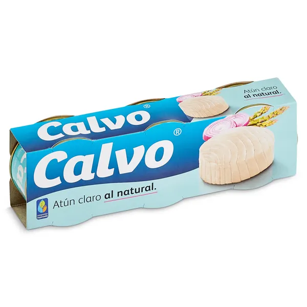 Atún claro al natural Calvo 3 x 56 g 3