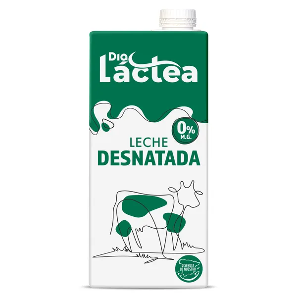 Leche desnatada Dia Láctea brik 1 l 2