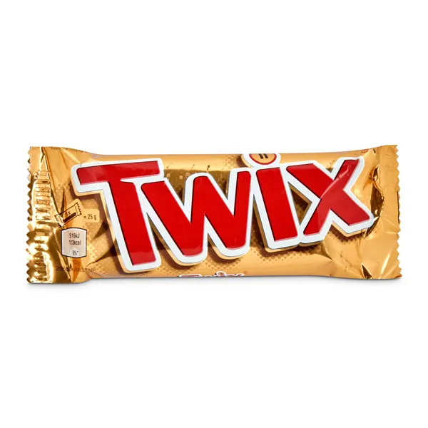 Barritas de chocolate rellenas de caramelo y galleta Twix bolsa 50 g 2