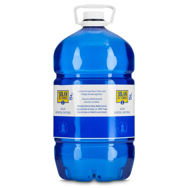 Agua mineral Solán de Cabras 5 L 4