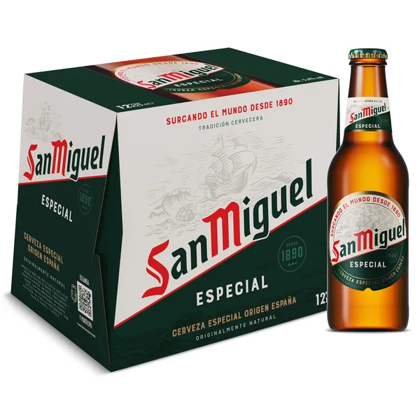 Cerveza San Miguel botella 12 x 25 cl