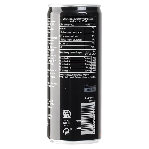 Bebida energética El diablo de Dia lata 250 ml 2