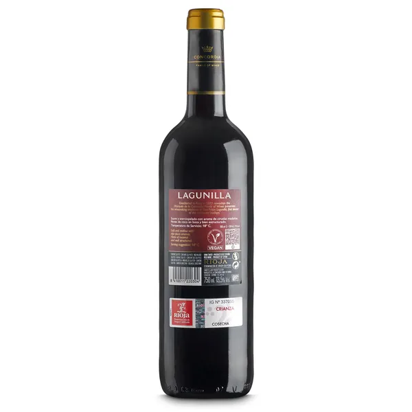 Vino tinto crianza D.O. Rioja Lagunilla botella 75 cl 2