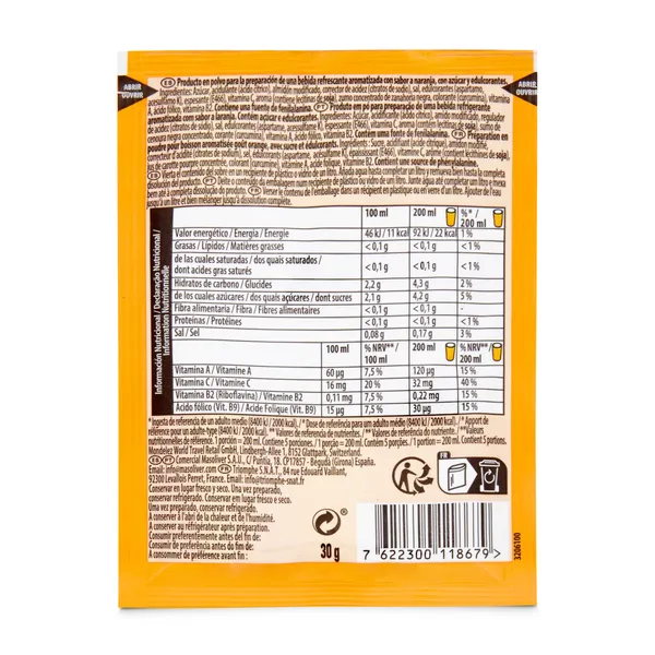 Tang sabor naranja bolsa 30 g 3