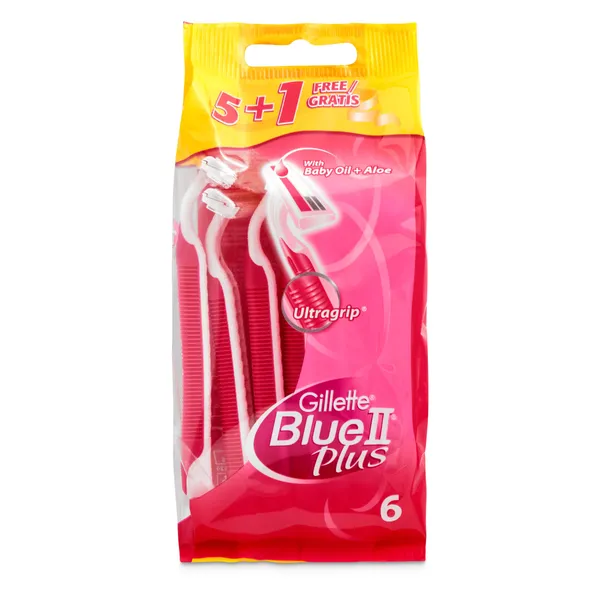 Maquinilla desechable mujer Gillette Blue II blister 6 unidades
