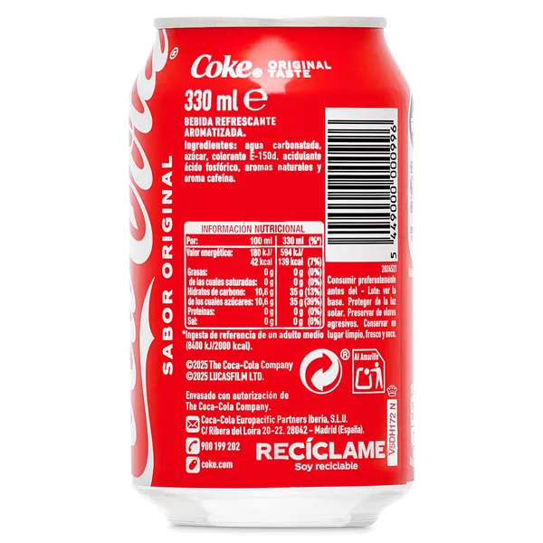 Coca-Cola 330 ml 4