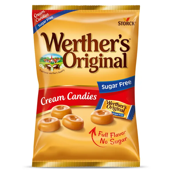 Caramelos clásicos de nata sin azúcar Werther's bolsa 90 g 2