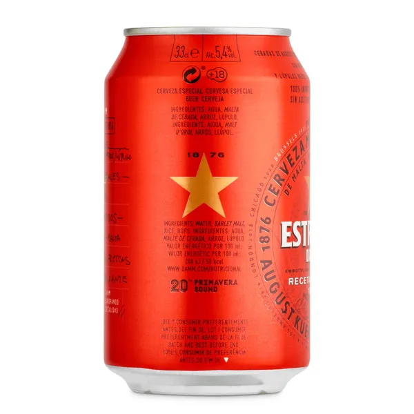 Cerveza Estrella Damm 33 cl 3