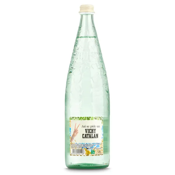 Agua mineral con gas Vichy Catalán 1 L 3