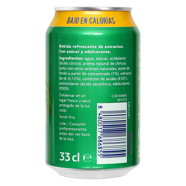 Refresco de té al limón Upss Dia lata 33 cl 2