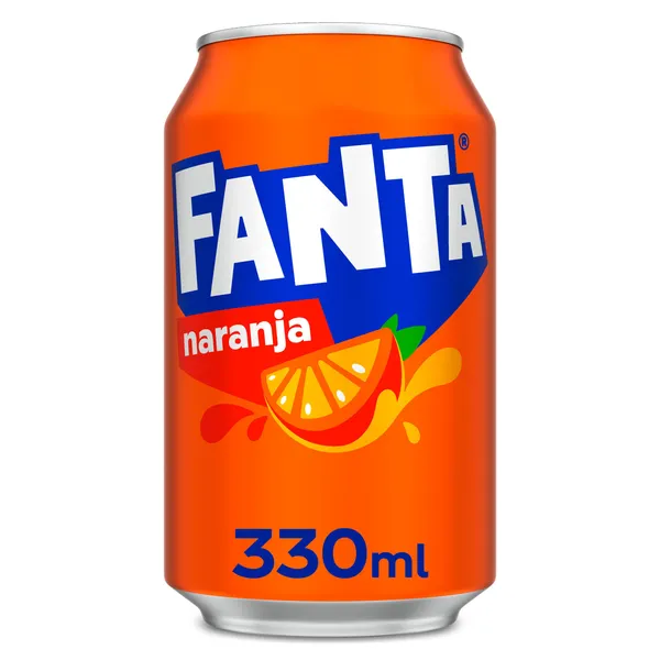 Fanta de naranja 330 ml 2