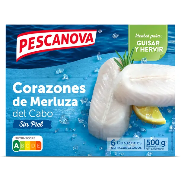 Corazones de merluza Pescanova 500 g 2