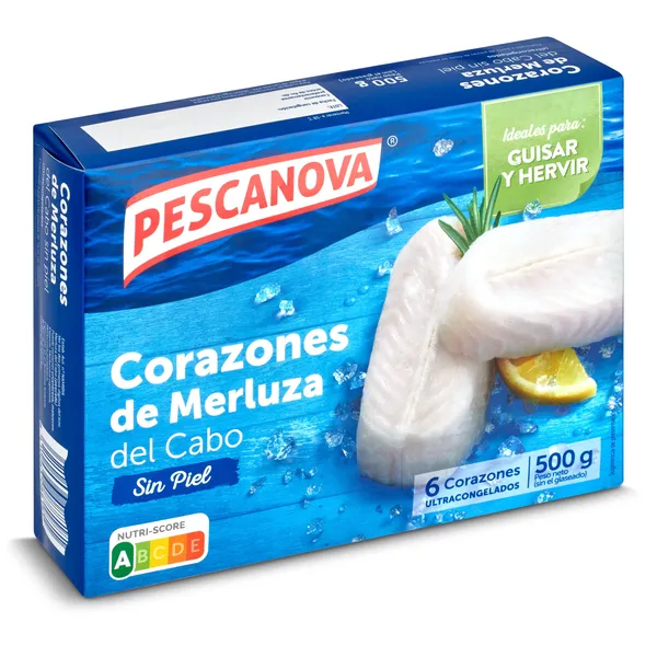 Corazones de merluza Pescanova 500 g 3