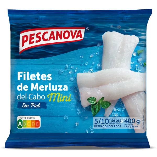 Filetes de merluza sin piel mini Pescanova 400 g 2