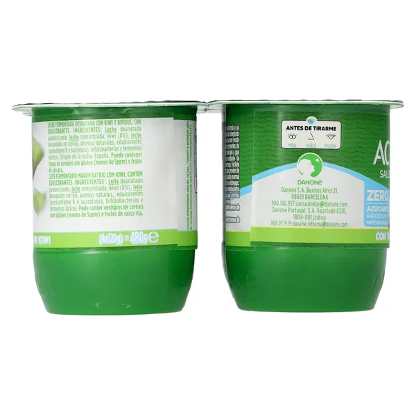 Bífidus desnatado con kiwi Activia pack 4 x 120 g 3