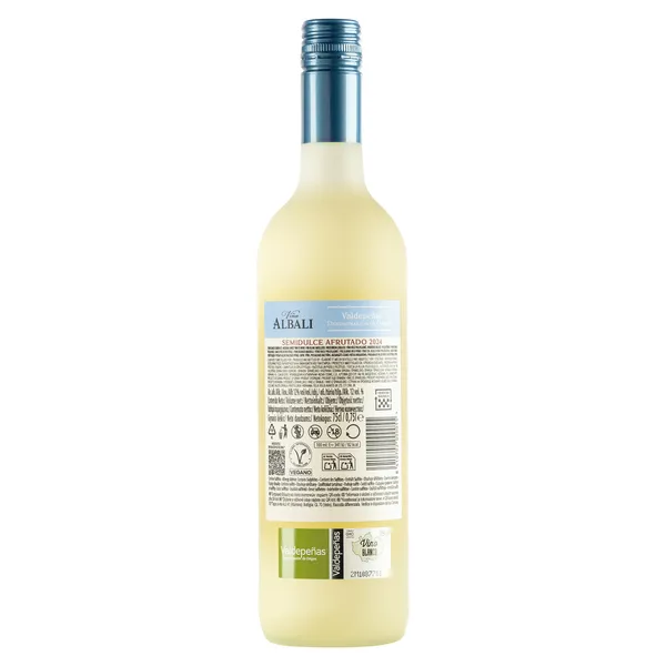 Vino blanco semidulce afrutado D.O. Valdepeñas Viña Albalí botella 75 cl 2