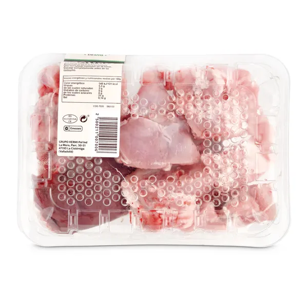 Medio conejo troceado Selección de Dia 800 g aprox. 4