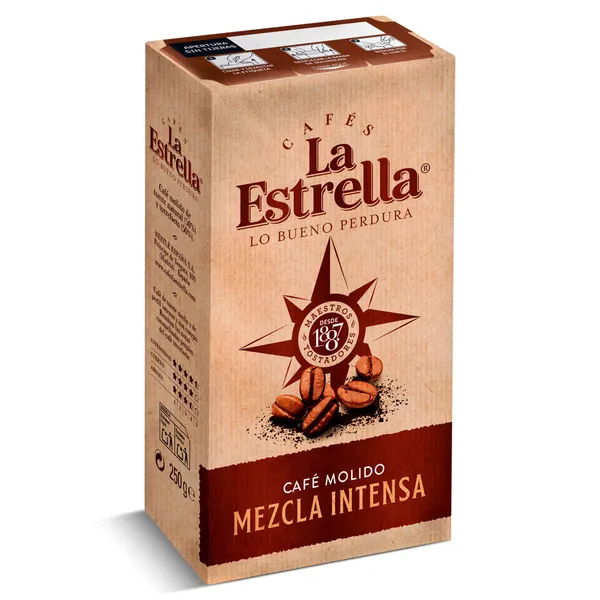 Café molido mezcla La Estrella 250 g 3