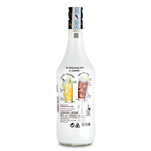 Ron de coco Malibú botella 70 cl 2