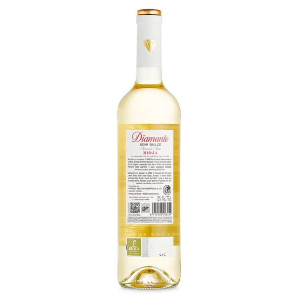 Vino blanco semidulce D.O. Rioja Diamante 75 cl 3