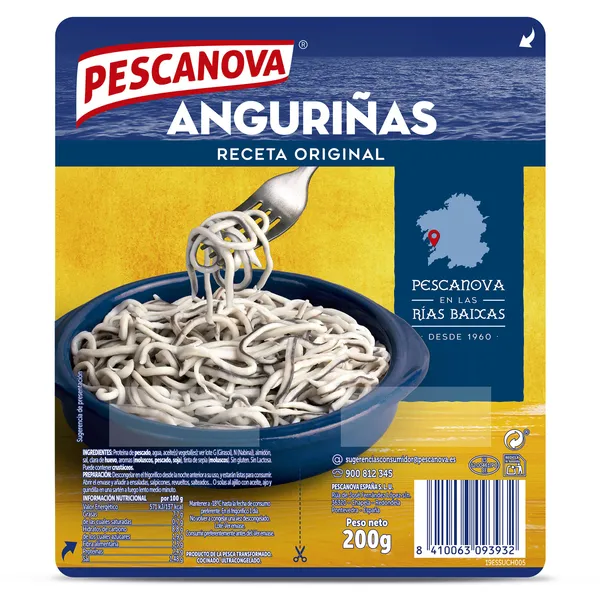 Anguriñas Pescanova bandeja 200 g